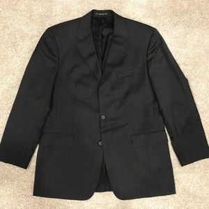 Hugo Boss Suit Charcoal Checkered 42R